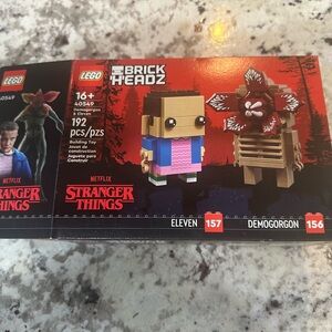 LEGO BrickHeadz Stranger Things Set - Eleven and Demogorgon